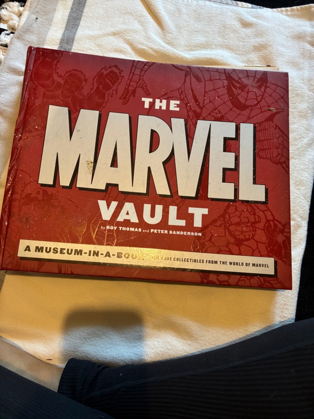 Marvel Hardcover Book - Red and White Cover